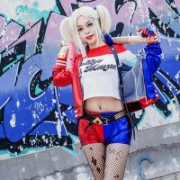 ราคา Halloween Suicide Squad Harley Quinn suicide squad clown girl cos costume spot anime girl CosPlay (16472551168)