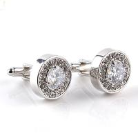 ราคา New Jewelry Hot Sale High end Purple Crystal Mens Enamel High end Shirt Cufflinks Rhinestone French Cufflinks (8148311914)