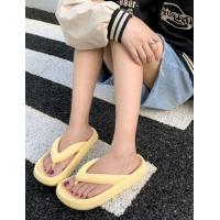 ราคา รองเท้าหูคีบ รองเท้าผู้หญิง รองเท้าแตะหูหนีบ งานสีพื้น มีส้น รองเท้าแฟชั่น (21245628965)