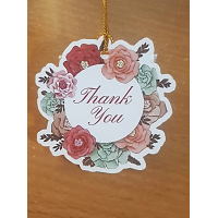 ราคา TAG Thank you ป้ายThank you ไดคัทขนาด 5cmพร้อมเชือก (9429265477)