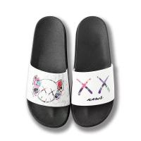 ราคา รองเท้าแตะแบบสวม ลายสุดเท่ ชายหญิงใส่ได้ สีขาว สีดำ (16903493449)