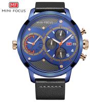 ราคา MINI FOCUS นาฬิกาผู้ชาย ยี่ห้อของแท้คู่การเคลื่อนไหวบุคลิกภาพกีฬาผู้ชายปฏิทินสายหนังกันน้ำเรืองแสง 0030G (16799626089)
