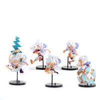 ราคา IJVBTV 5pcs set Sun God Nika luffy Battle luffy Gear 5 FIGURE set รุ่น Q อะนิเมะลูฟี่ เกียร์5ลูฟี่เครื่องประดับ ของเล่นขอบน่ารัก พีวีซีพีวีซี ฟิกเกอร์ Nika luffy เกมรอบสภาพแวดล้อม (21208213850)