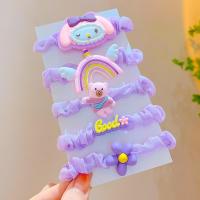 ราคา 5 ชิ้น ชุดใหม่ ยางรัดผม สําหรับเด็ก แฟชั่นเกาหลี การ์ตูนหมีน่ารัก เด็กผู้หญิง ยางรัดผม ยืดหยุ่นสูง ยางรัดผม เครื่องประดับผม (20891345552)