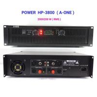 ราคา เพาเวอร์แอมป์ A ONE Professional poweramplifier 400W RMS เครื่องขยายเสียง รุ่น HP 3800 (421020394)