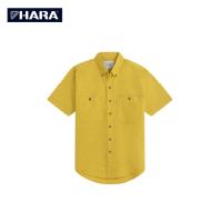 ราคา Hara เสื้อเชิ้ต Hara Classic สองกระเป๋าพร้อมกระดุมเหล็ก HMGS 901626 เลือกไซส์ได้ (20878014874)