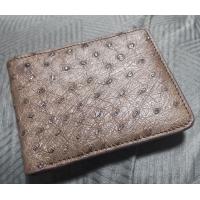 ราคา ร้านอันดับ1 ในลาซาด้า maxam design Ostrich Leather สำหรับผู้ที่ให้ความสำคัญ หนังนุ่มมือ สีน้ำตาล กระเป๋าสตางค์หนังนกกระจอกเทศ (9544597789)