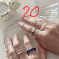 ราคา callingbrown พร้อมส่ง แหวน แหวนสไตล์เกาหลี แหวนแฟชั่น (16331566745)