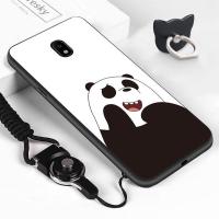 ราคา สำหรับ Samsung Galaxy J7 Pro J7 2017 j730 กันกระแทกปลอกยางน่ารักอ่านหนังสือการรับประทานอาหารคุกกี้สีน้ำตาลสีขาวโง่หมี softcase ซิลิโคนอ่อนนุ่มโทรศัพท์ Case ปก แหวนนิ้ว เชือกเส้นเล็ก (2445994583)