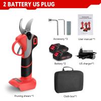 ราคา ONEVAN เครื่องมือกรรไกรทำสวนไฟฟ้าไร้สาย30มม กรรไกรตัดแต่งกิ่งไม่แปรงถ่านไฟฟ้า4เกียร์ชาร์จได้สำหรับแบตเตอรี่ Makita 18V (21238797803)