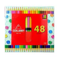 ราคา สีไม้ยาว 2หัว 48 สี ตรา Colleen No 787 Coloured Pencils (1178818707)