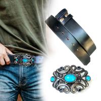 ราคา หัวเข็มขัด สไตล์คาวบอย Cowboy Style หัวเข็มขัด มาพร้อมกับเม็ดสีเทอร์คอย เพิ่มความเทห์ในการแต่งตัว เข็มขัดคาวบอย หัวเข็มขัด (21256119492)