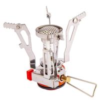 ราคา Honrane เตาแก๊สสำหรับตั้งแคมป์แบบพับได้เตาพับได้ถังแก๊ซขนาดเล็กเบามากทนความร้อนรับน้ำหนักได้น้ำหนักได้มากพร้อมเคสใส่ของตั้งแคมป์เตาพับได้เบามาก (20912633342)