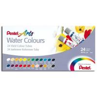 ราคา Pentel ชุดสีน้ำลามิเนต 24 สี หลอดละ 5 มล (16473697177)
