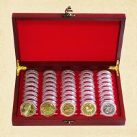 ราคา Coin Holder50 Pieces Collection Collection Box Decorative Display Case for Coins Medals 20 25 27 30MM (18843068457)