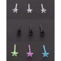 ราคา ต่างหูก้านพลาสติกหัวหมุด ก้านห่วงพลาสติก (19467270839)