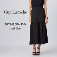 ราคา Guy Laroche กระโปรงผู้หญิง Jersey black ยาว สีดำ GAGNBL (21279192053)