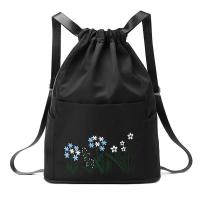 ราคา Foldable Travel Bag Nylon Sports Bag Embroidered Backpack Drawstring Organizer Backpack Printed Pattern Backpack (20683599381)