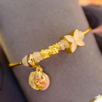 ราคา ข้อมือปี่เซียะแพนโดร่า เกลียวทองเหลือง น้ำหนักทอง 0 1 0 15 กรัม ทองคำแท้ 99 99 24K ยาว 15 18 cm ปรับได้ (6618122364)