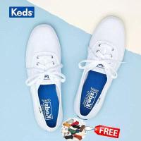 ราคา Keds แถมฟรีถุงเท้า 2 คู่ Champion core white2016 WF34000 (18478333358)
