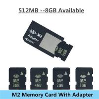 ราคา M2 Memory Card 8GB 4GB 2GB 1GB Memory Stick Micro With M2 Adapter MS Stick Pro Duo For Camera Phone (18817607667)