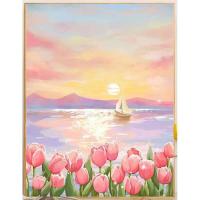 ราคา SDOYUNO ภาพวาดขนาด40X50ซม สำหรับการวาดภาพงานฝีมือดอกโบตั๋นรูปภาพตกแต่งบ้านภายใน (20712950440)
