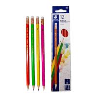 ราคา STAEDTLER Norica Pencils ดินสอดำ ดินสอไม้ ด้ามจับหกเหลี่ยม HB 2B 2HB สเต็ดเล่อร์ กล่อง 12 แท่ง สลักชื่อ (19742125272)