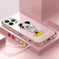 ราคา เคสโทรศัพท์ Hontinga สำหรับ iPhone 15 Pro Max 15 Plus 5G เคสการ์ตูน Mickey Mouse TPU แบบนิ่มชุบโครเมี่ยมสุดหรูเคสป้องกันกล้องคลุมทั้งหมดเคสยางกันรอยสองตาสำหรับเด็กผู้หญิง (20393194899)