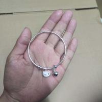 ราคา สร้อยข้อมือ สร้อยข้อมือเงินแท้ 925 สร้อยข้อมือคู่ กำไลน่ารักๆ ลายการ์ตูน Kuromi คิตตี้ มายเม น่ารัก สไตล์ญี่ปุ่น (19184826258)