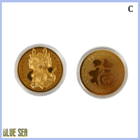 ราคา เหรียญสะสมรูปมังกร2024ตัว Bluesea เหรียญชุบทองจากประเทศจีนของขวัญปีใหม่ (21067285326)
