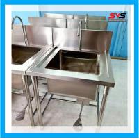 ราคา อ่าง 1 หลุม อ่างล้างจาน ซิ้งค์ ซิ้งล้างจาน แบบเท้าเหยียบ ขนาด ก70xย70x80 ส25 ซม สแตนเลสเกรด304 อ่างล้างมือ อ่างสเเตนเลส (7753949151)