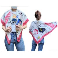 ราคา ของมันต้องมี Winter is Coming ผ้าคลุมไหล่ ลายการ์ตูน งานญี่ปุ่น ผ้า silk นุ่ม ลื่น คลุมไหล่ พันได้หลายแบบ ขนาดใหญ่ 100 100 cm (16893914842)