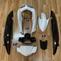 ราคา ชุดสี Nouvo mx 7 ชิ้น สีขาวมุก ดำ ไม่ติดลาย (14126978429)