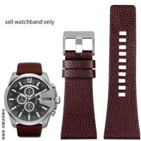 ราคา เหมาะสำหรับดีเซล DIESEL Dz4344 4323 1657 ตำรวจสายนาฬิกาหนังแท้ผู้ชายขนาดใหญ่ 30 32 (19645637869)