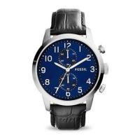 ราคา Fossil Townsman Chronograph FS5020นาฬิกาหนังผู้ชายสีดำสำหรับผู้ชาย (17576586276)