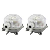 ราคา 2X Air Differential Pressure Switch 50 500Pa Adjustable Micro Pressure Air Switch (18906997995)