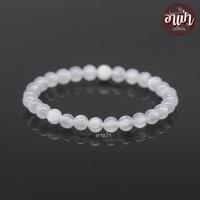 ราคา อาเป่า หินเซเลไนต์ หินตาแมว Selenite เกรด Premium ขนาด 6 มิล คัดหิน หินแห่งการรักษา กำไลหินสี กำไลหินนำโชค หินสีขาว หินมงคล สร้อยข้อมือ (15475931773)