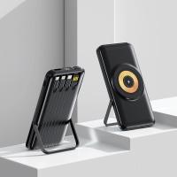 ราคา พาวเวอร์แบงค์30000mah Magnetic แบตสำรอง ไอโฟน พกพา ไร้สาย MagCharge สินค้ามาพร้อมขาตั้ง ของแท้ 100 ใช้ได้กับทุกรุ่นทุกยี Powerbank wireless Quick Charge (21296075097)