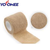 ราคา Yoomee ผ้าพันแผลผ้าก๊อซ1ม้วนขนาด2 5 5 7นิ้วแบบมีกาวในตัวผ้าพันแผลยางยืดระบายอากาศได้สำหรับใส่เล่นกีฬา (21209673009)