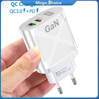 ราคา MegaChoice 100 Original 65w GaN Gallium Nitride Charger Multi port Usb Fast Charge Adapter Compatible For Macbook Pro Laptop Phone (21177745113)