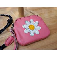 ราคา กระเป๋าห้อยคอ กระเป๋าคล้องมือ กระเป๋าหนังวัวแท้ handmade ใส่เหรียญ ใส่แบงค์ ใส่กุญแจรถ (16678840064)