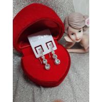 ราคา ต่างหูเงินแท้ ห้อยเพชรรัสเซีย ประกายงาม รุ่งโรจน์ โชคดี ลดล้างสต็อก ส่งฟรี (17212392729)