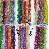 ราคา สายรุ้ง สายรุ้งประดับต้นไม้คริสมาสต์ สายรุ้งยาว2เมตร อุปกรณ์ตกแต่งวันคริสมาสต์ สายรุ้งประดับต้นคริสมาส และปีใหม่ พร้อมส่ง (16847475645)