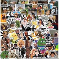 ราคา 10 50 100PCS pack Funny MEME Cat Cool Stickers Motorcycle Laptop Phone Suitcase Notebook Car Bottle Toy Trendy Decal Sticker Toy (20078074749)