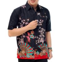 ราคา 12 12 เสื้อเชิ้ตผ้าบาติกผู้ชายเสื้อเชิ้ตแขนสั้นชุดเครื่องแบบทำงานสำหรับผู้ชายทำงานปกติไซส์ M l Xl (11852485784)