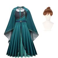 ราคา Frozen 2ชุดเจ้าหญิงสำหรับเด็กผู้หญิง Anna Queen ชุด Cape Princess คอสเพลย์เครื่องแต่งกาย Halloween Birthday Party Clothing (19635058517)