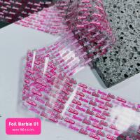 ราคา ฟอยล์ติดเล็บ ฟอยติดเล็บ บาร์บี้ Barbie Nail Foil Set ฟอยด์ อุปกรณ์ตกแต่งเล็บ อุปกรณ์แต่งเล็บ ลอกลาย Nailspop (20123102692)