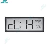 ราคา 100 ของแท้ นาฬิกาเครื่องเตือนความชื้นอุณหภูมิมัลติฟังก์ชันหน้าจอนาฬิกาปลุก LCD ดิจิตอลนาฬิกาอิเล็กทรอนิกส์บางพิเศษ (21191825097)