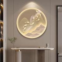 ราคา Mzd ไฟอบอุ่น โคมไฟติดผนังภาพวาด Hiasan Pintu Masuk หรูหราหลอดไฟ LED ที่ทันสมัยโคมไฟติดผนังร้านอาหารภาพฝาผนังส่องสว่างกระเบื้องลายภาพเขียนคริสตัล (20922411415)