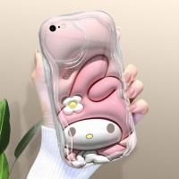 ราคา เคสโทรศัพท์สำหรับ iPhone 6 6S 6 Plus 6S Plus 6S 6S เคสการ์ตูน Kuromi Melody เนื้อครีมขอบลอนปลอกซิลิโคน (21110533847)
